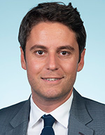 Portrait officiel de Gabriel Attal