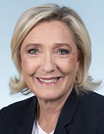 Portrait officiel de Marine Le Pen